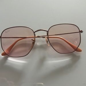 Rayban pink sunglasses